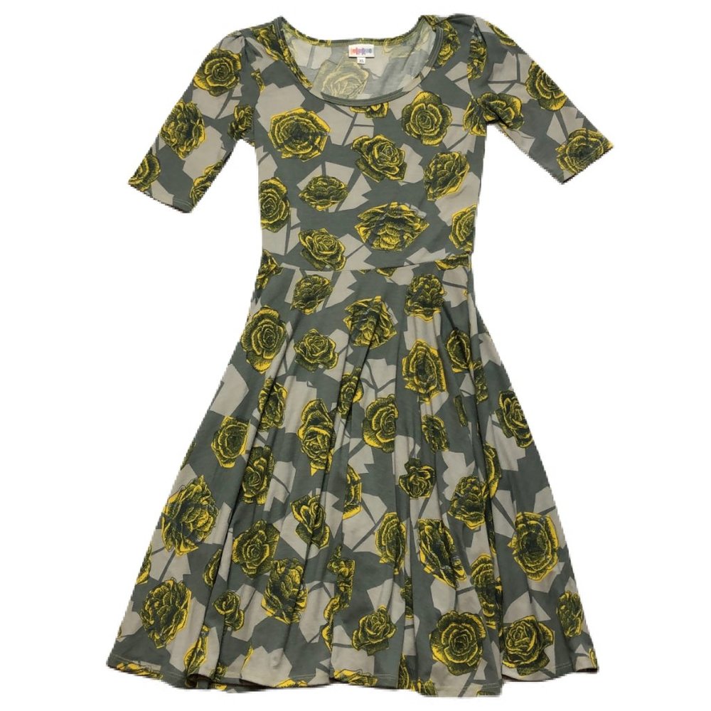 LuLaRoe Nicole Floral Midi Dress